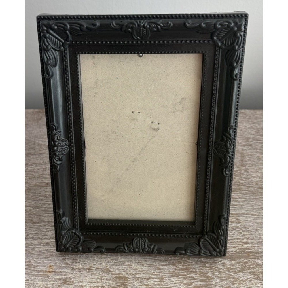 Black Photo Frame Ornate Baroque Victorian Style Boho Shabby Chic 4 x 6 Frame